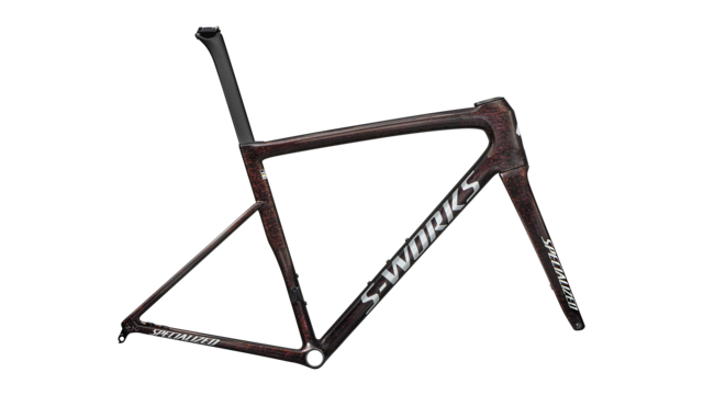 S-Works Tarmac SL8 Frameset 44cm Gloss Carbon/Red To Gold Blurred Speckle 