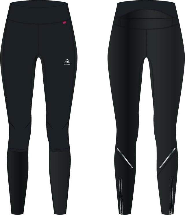 Aclima Woolshell Sport Tights S Dame - Jet Black 