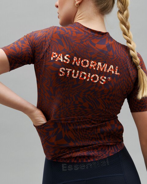Pas Normal Studios Women&#39;s Essential Jersey Check Dark Purple - XXS