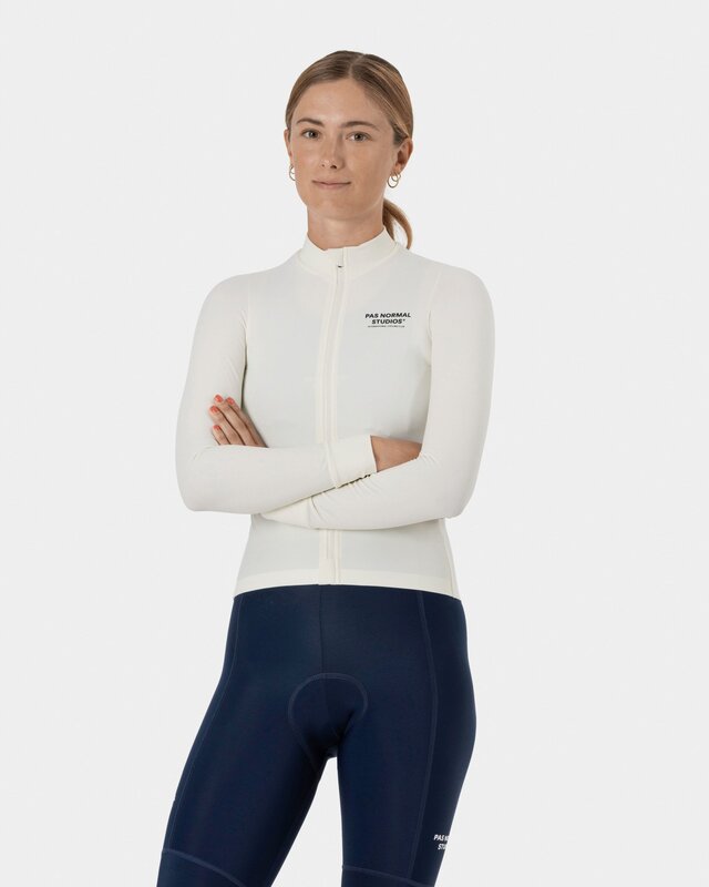 Pas Normal Studios Women&#39;s Mechanism Long Sleeve Jersey Off White