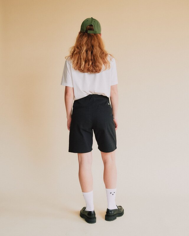 Pas Normal Studios Off-Race Cotton Twill Shorts - Black