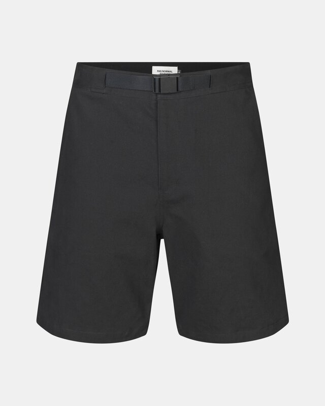 Pas Normal Studios Off-Race Cotton L Twill Shorts - Black 