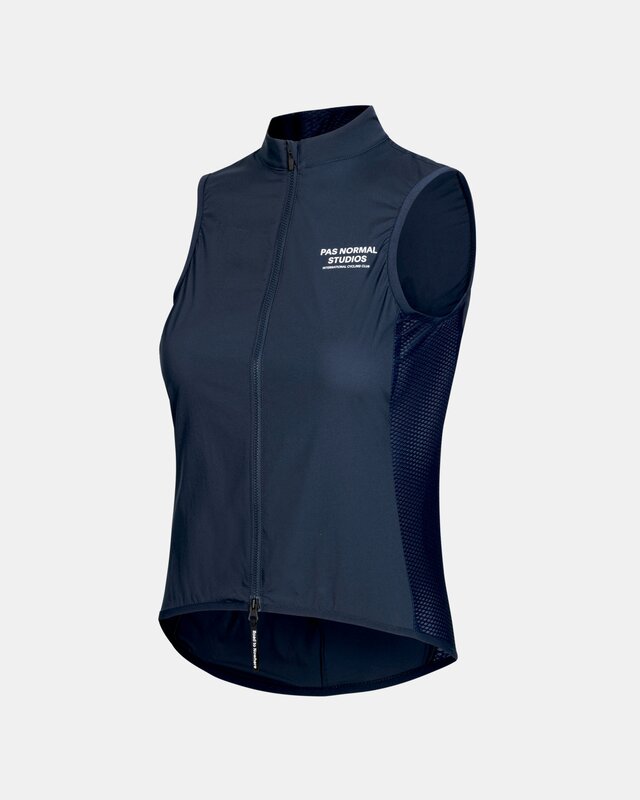 Pas Normal Studios Women's Mechanism Stow Away Gilet - Navy - XS 