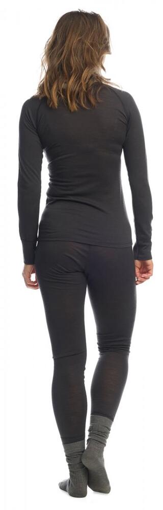 Twentyfour Finse Ullundertøy Sett 34 Dame - Sort 