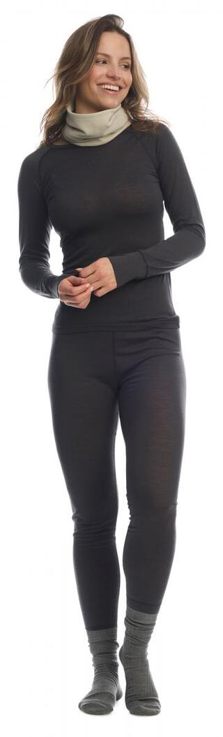 Twentyfour Finse Ullundertøy Sett 34 Dame - Sort 