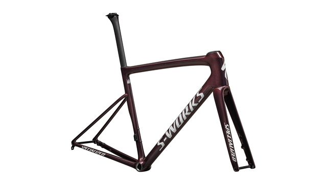 S-Works Tarmac SL8 Frameset 44cm Red to Black Pearl/Metallic White Silver 