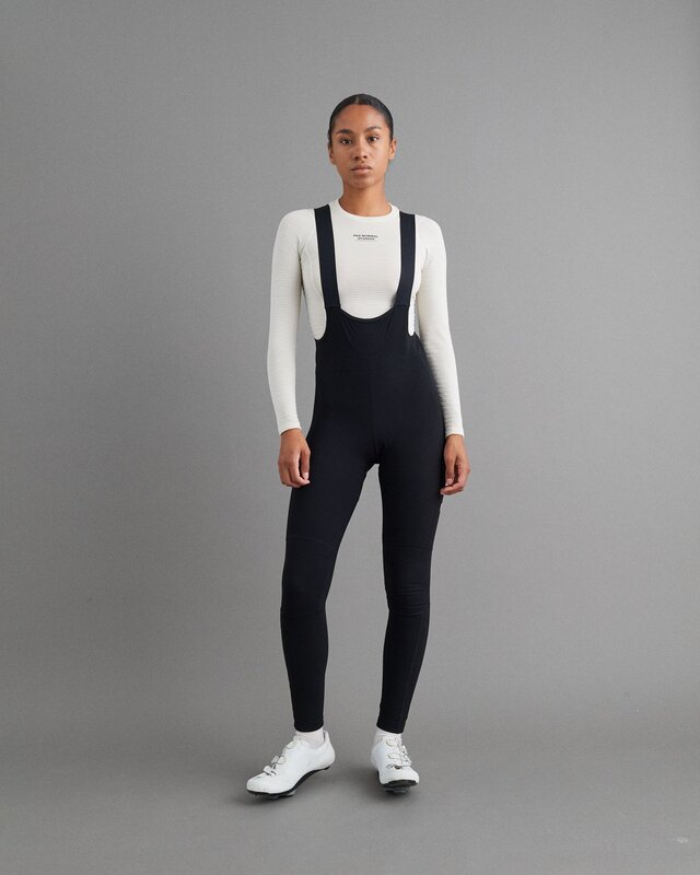 Pas Normal Studios Women's Mechanism XL Deep Winter Long Bibs - Black 