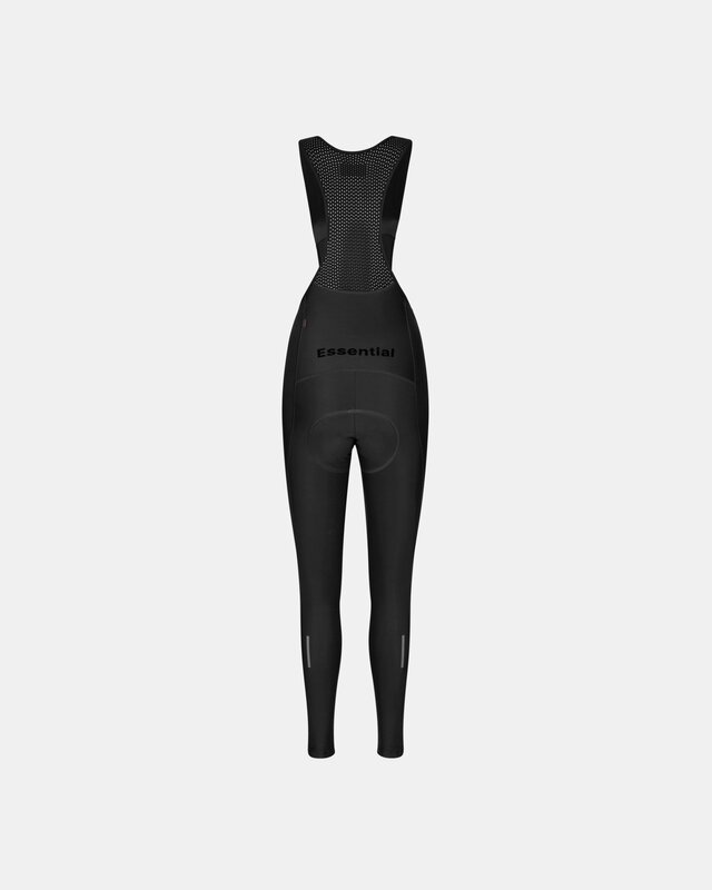 Pas Normal Studios Women's Essential  L Thermal Long Bib - Black 