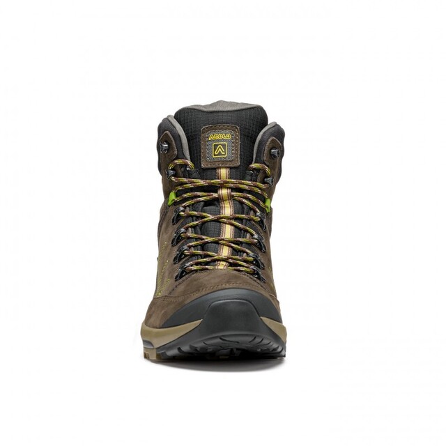 Asolo Falcon EVO NBK GTX MM 44,5 Dark Brown/Lime 