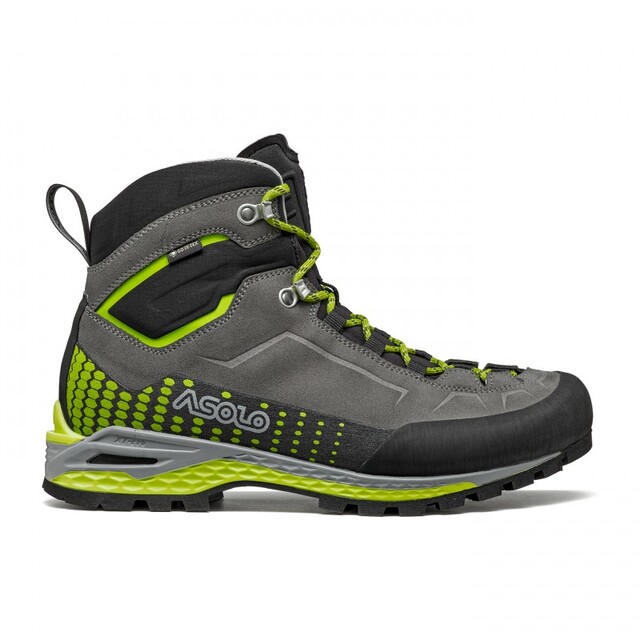 Asolo Freney Evo Mid Lth GTX MM 43 1/3 Graphite/Green Lime 43 1/3 
