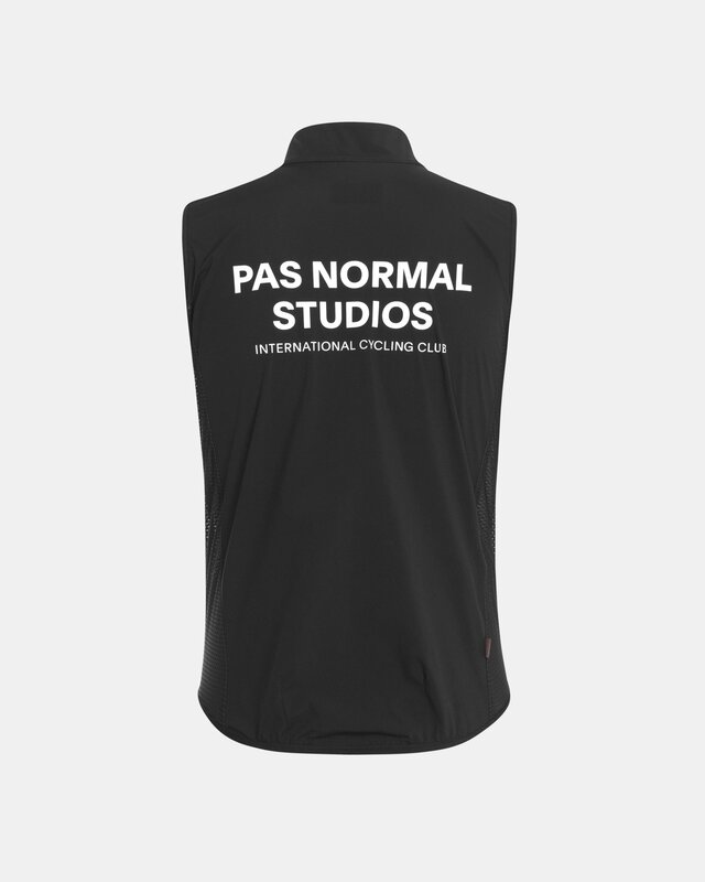 Pas Normal Studios Mechanism Stow Away Gilet Black - XS 