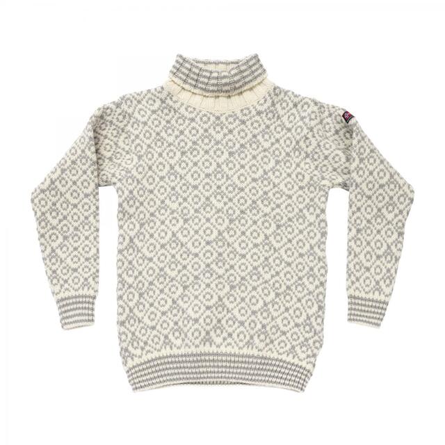 Devold Svalbard Wool High Neck 810a Offwhite/Grey 