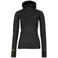 Johaug Advance Tech-Wool Hood Black - L