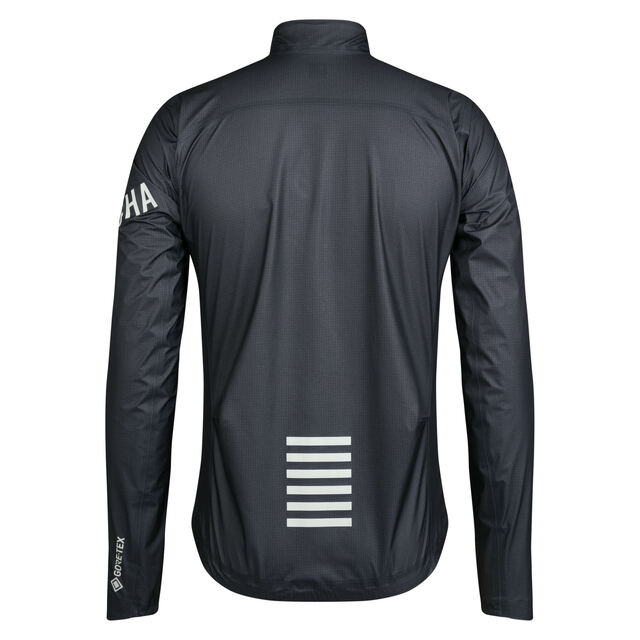 Rapha Pro Team GORE-TEX Lightweight XL Rain Jacket - Black Charcoal 