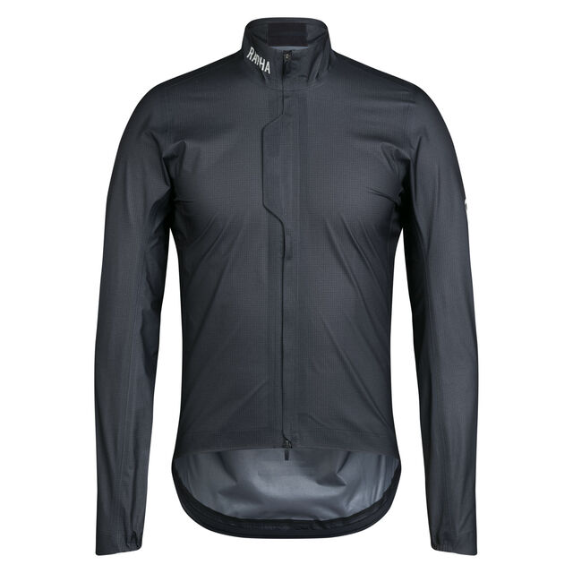 Rapha Pro Team GORE-TEX Lightweight XL Rain Jacket - Black Charcoal 
