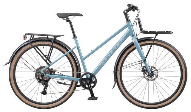 Hard Rocx Barcode Low-Step Bysykkel 1x8 Shimano - Lys Bl&#229;