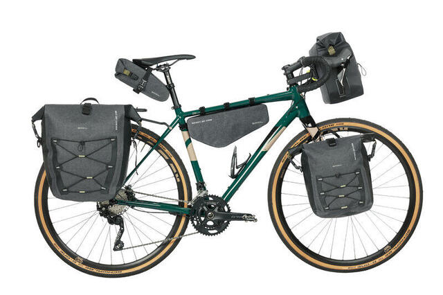 Basil Navigator Storm Rammeveske Grå, 2.2l, Vanntett(IPX3) 