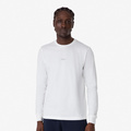 Rapha Long Sleeve Cotton T-Shirt L White/Light Grey