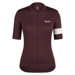 Rapha Core Women&#39;s Cycling Jersey S Farge/Brown/White