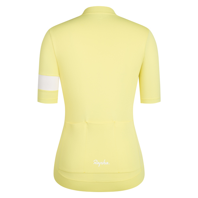 Rapha Women's Core Lightweight Jersey M Canary Yellow / White 