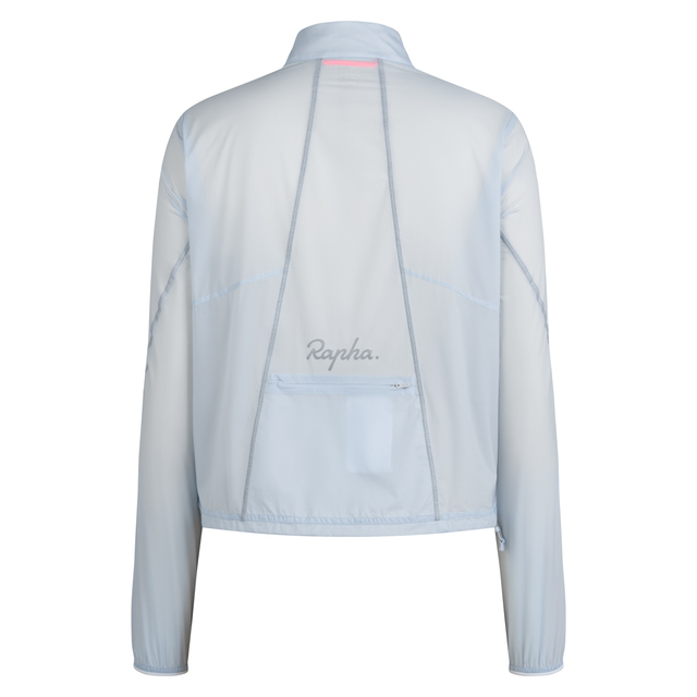 Rapha Women's Brevet Element Wind Jacket Arctic Ice/Silver Reflective - M 
