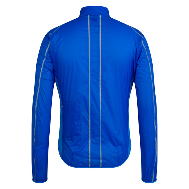 Rapha Men's Brevet Element Wind Jacket S Strong Blue / Sky Captain 