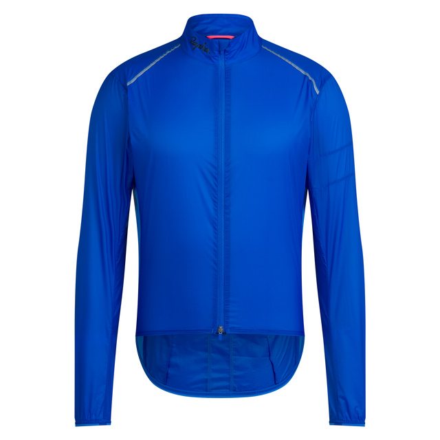 Rapha Men's Brevet Element Wind Jacket S Strong Blue / Sky Captain 