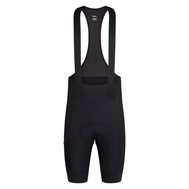 Rapha Men's Brevet Element Bib Shorts XS Black/Black 