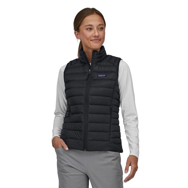 Patagonia Down Sweater Vest Dame L Black 