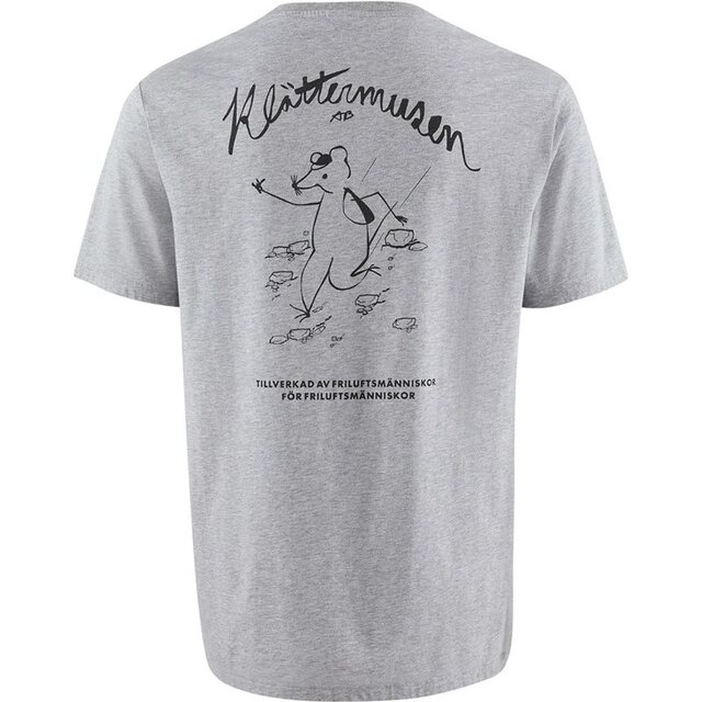 Kl&#228;ttermusen Runa Scrambling SS Tee GREY MELANGE