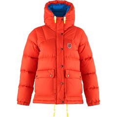 Fj&#228;llr&#228;ven Expedition Down Lite Dame - Flame Orange-Un Blue