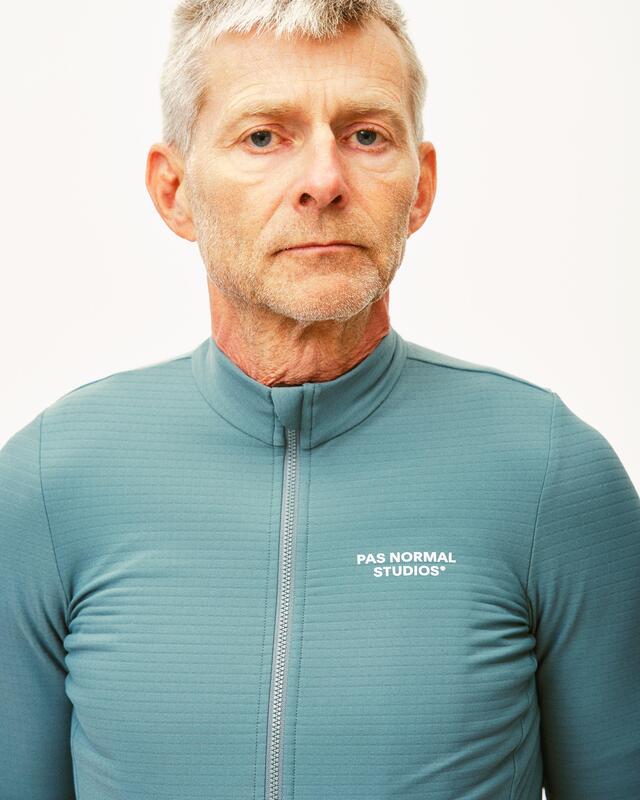 Pas Normal Studios Essential Jersey S Long Sleeve - Grey Teal 