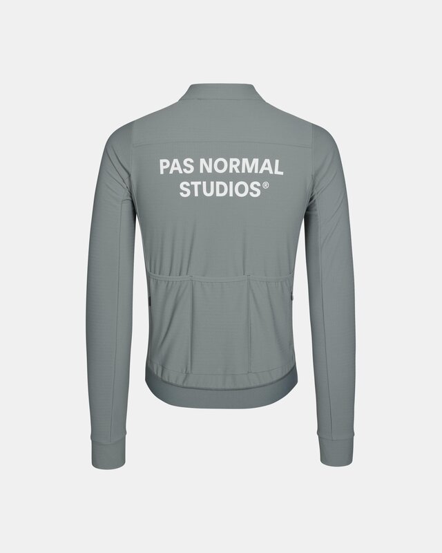 Pas Normal Studios Essential Jersey S Long Sleeve - Grey Teal 