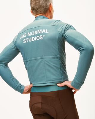Pas Normal Studios Essential Jersey Long Sleeve - Grey Teal