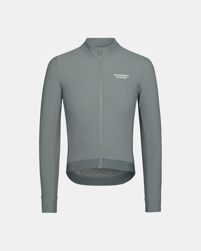 Pas Normal Studios Essential Jersey XS Long Sleeve - Grey Teal 