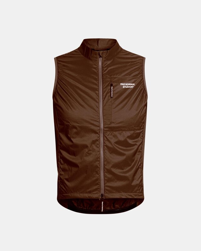 Pas Normal Studios Essential Gilet XS Insulated - Light Brown 