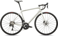 Specialized Aethos Comp Shimano 105 Di2 Gloss Dune White Metallic Spruce