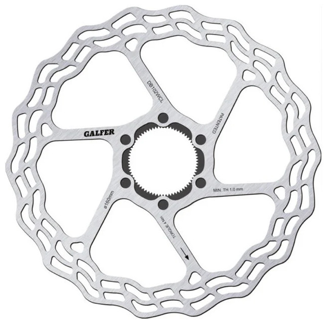 Galfer Road Centerlock Bremsekive 160mm Ekstern låsering 
