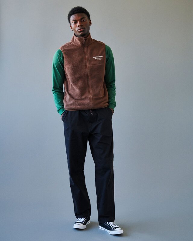 Pas Normal Studios Off-Race Fleece Vest Bronze - M 