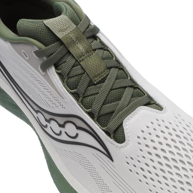 Saucony Ride 18 45 White/Olivine 
