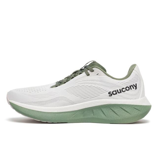 Saucony Ride 18 45 White/Olivine 