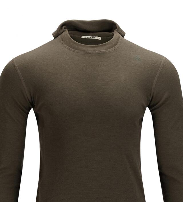 Aclima Warmwool Hoodsweater V2 M´S L Tarmac 