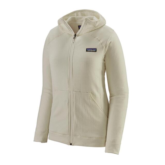 Patagonia R1 Full-Zip Hoody Dame L Bcw Birch White 