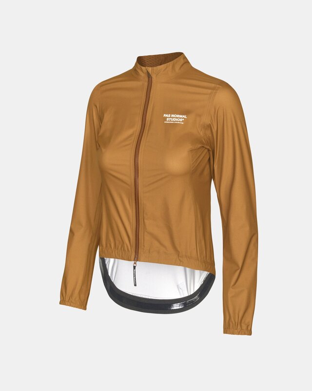 Pas Normal Studios Women's Mechanism Pertex Rain Jacket - Burned Orange - XS 