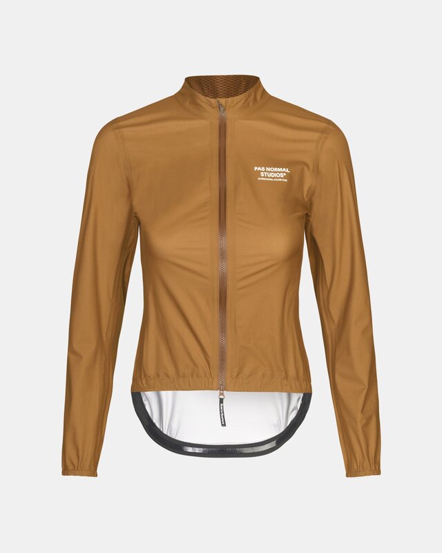 Pas Normal Studios Women's Mechanism Pertex Rain Jacket - Burned Orange - XS 