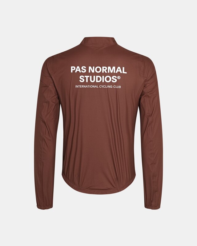 Pas Normal Studios Men's Mechanism Pertex Rain Jacket - Dark Brown - XS 