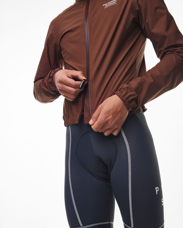 Pas Normal Studios Men&#39;s Mechanism Pertex Rain Jacket - Dark Brown