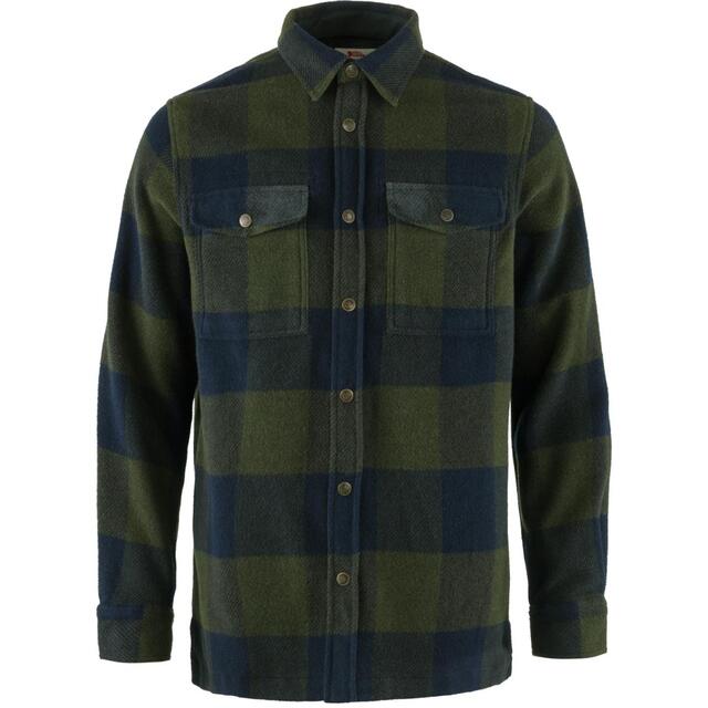 Fjällräven Canada Shirt Herre XL Deep Forest-Dark Navy 