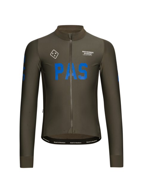 Pas Normal Studios PAS Mechanism Thermal Long Sleeve Jersey - Dark Olive