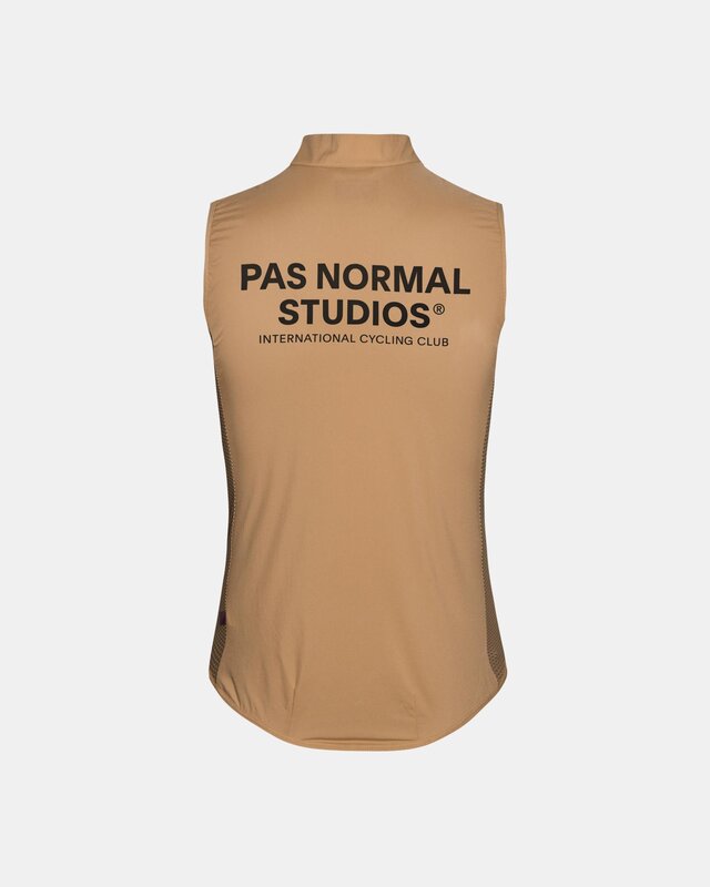 Pas Normal Studios Woman's  S Mechanism Stow Away Gilet Camel 